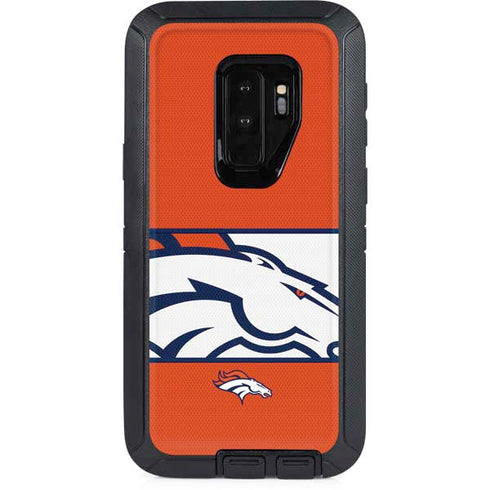 NFL Denver Broncos Zone Block Otterbox Defender Galaxy Skin